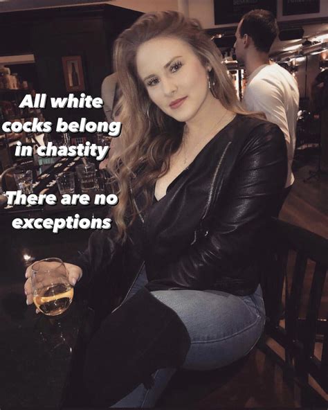 White Bois Belong In Chastity